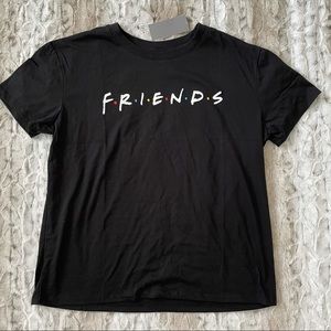 NWT Friends black t shirt